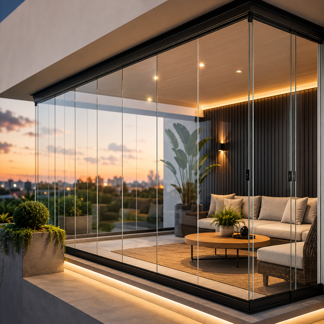 Cortinas de vidro